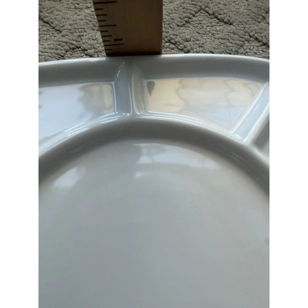 Vintage Fondue/Appetizer/ Sushi 8 Part Divided Plates